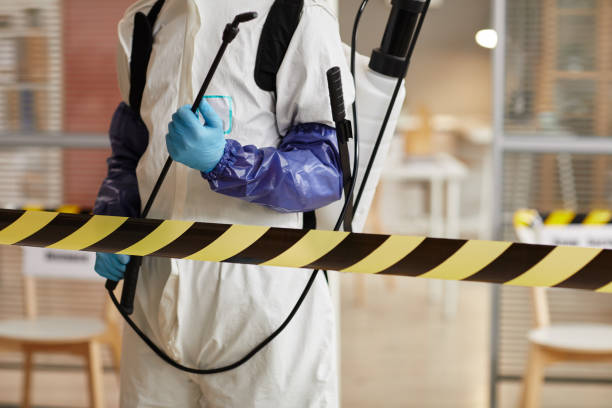 Professional Biohazard Cleanup technician working in Preston, WA